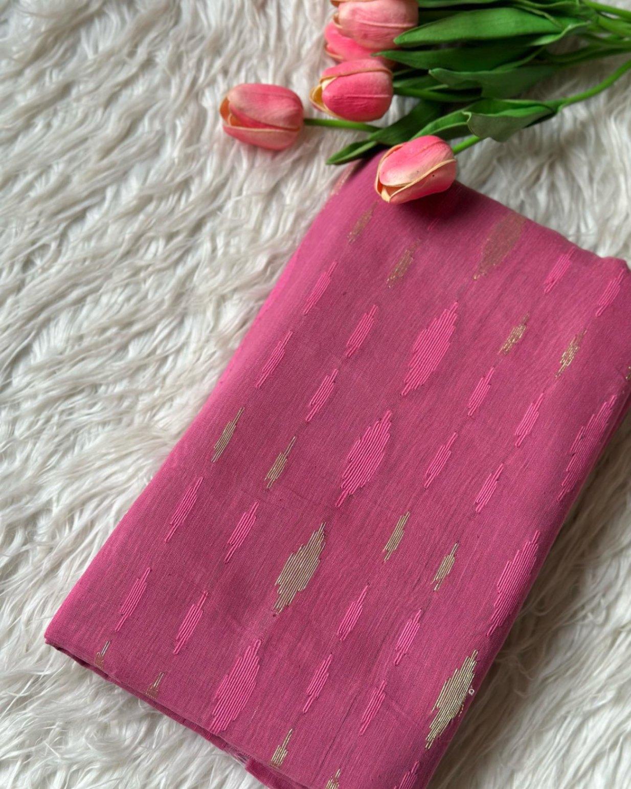 Plain Jamdani Saree