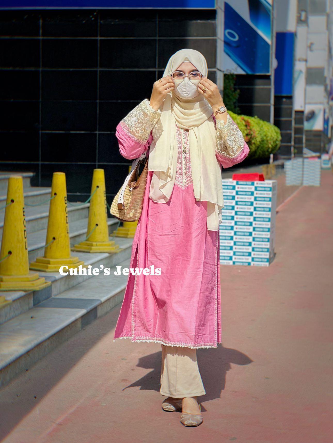 Agha Noor Inspired Cotton Two Piece With Pant